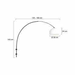 Lampes En Tissu-Luminaires Steinhauer Applique murale Steinhauer Sparkled Light Noir, 1 lumière