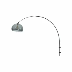 Suspension Verre Fumé-Luminaires Steinhauer Applique murale Steinhauer Sparkled Light Noir, 1 lumière