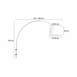 Lampes En Tissu-Luminaires Steinhauer Applique murale Steinhauer Sparkled Light Acier brossé, 1 lumière