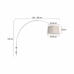 Lampes En Tissu-Luminaires Steinhauer Applique murale Steinhauer Sparkled Light Acier brossé, 1 lumière