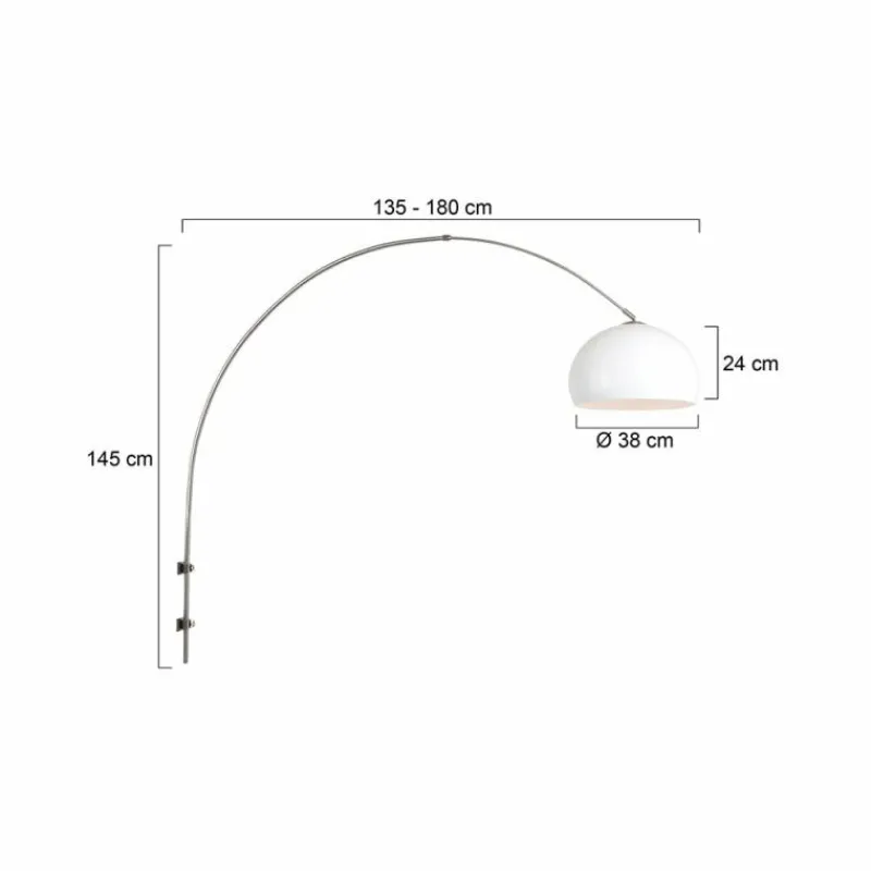 Lampes En Tissu-Luminaires Steinhauer Applique murale Steinhauer Sparkled Light Acier brossé, 1 lumière