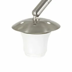 Suspension Verre Fumé-Luminaires Steinhauer Applique murale Steinhauer Sparkled Light Acier brossé, 1 lumière