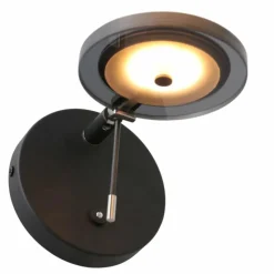 Suspension Verre Fumé-Luminaires Steinhauer Applique murale Steinhauer Turound LED Noir, 1 lumière