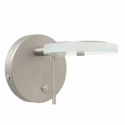 Luminaires Steinhauer Applique murale Steinhauer Turound LED Acier inoxydable, 1 lumière