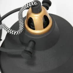 Lampes Dorées-Luminaires Steinhauer Applique murale Steinhauer Nové Or, Noir, 1 lumière