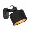 Lampes En Tissu-Luminaires Steinhauer Applique murale Steinhauer Ornoir Noir, 1 lumière