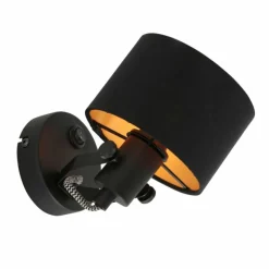 Lampes En Tissu-Luminaires Steinhauer Applique murale Steinhauer Ornoir Noir, 1 lumière
