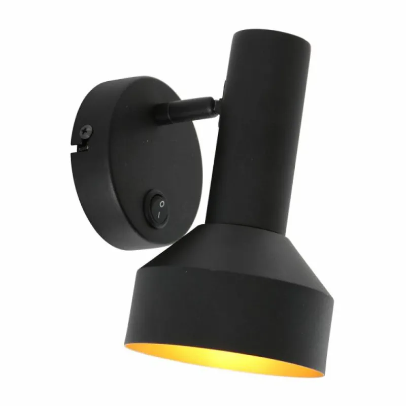 Lampes Dorées-Luminaires Steinhauer Applique murale Steinhauer Bundle Noir, 1 lumière