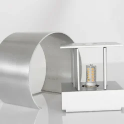 Luminaires Steinhauer Applique murale Steinhauer Muro LED Acier inoxydable, 1 lumière* Éclairage Led