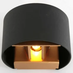 Luminaires Steinhauer Applique murale Steinhauer Muro LED Noir, 1 lumière* Éclairage Led