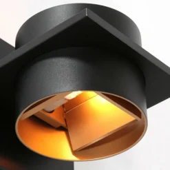 Luminaires Steinhauer Applique murale Steinhauer Muro LED Noir, 1 lumière* Éclairage Led