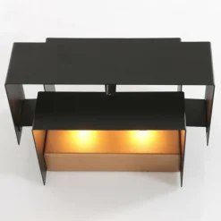 Luminaires Steinhauer Applique murale Steinhauer Muro LED Noir, 2 lumières* Éclairage Led