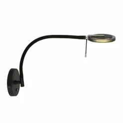 Suspension Verre Fumé-Luminaires Steinhauer Applique murale Steinhauer Turound LED Noir, 1 lumière