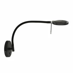 Suspension Verre Fumé-Luminaires Steinhauer Applique murale Steinhauer Turound LED Noir, 1 lumière
