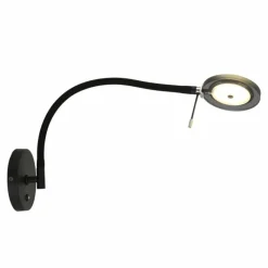 Suspension Verre Fumé-Luminaires Steinhauer Applique murale Steinhauer Turound LED Noir, 1 lumière