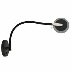 Suspension Verre Fumé-Luminaires Steinhauer Applique murale Steinhauer Turound LED Noir, 1 lumière
