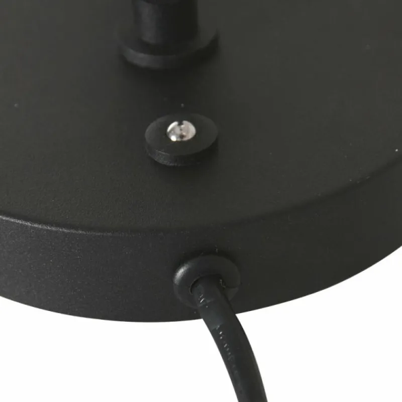 Suspension Verre Fumé-Luminaires Steinhauer Applique murale Steinhauer Turound LED Noir, 1 lumière