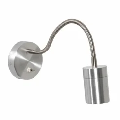 Luminaires Steinhauer Applique murale Steinhauer Upround LED Acier brossé, 1 lumière* Éclairage Led