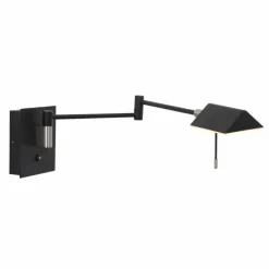 Luminaires Steinhauer Applique murale Steinhauer Retina LED Noir, 1 lumière* Éclairage Led