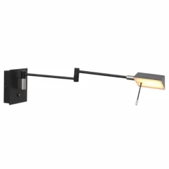 Luminaires Steinhauer Applique murale Steinhauer Retina LED Noir, 1 lumière* Éclairage Led