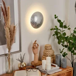 Luminaires Orientaux-hofstein Applique murale Storkyro LED Argenté, 1 lumière