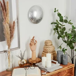 Luminaires Orientaux-hofstein Applique murale Storkyro LED Argenté, 1 lumière