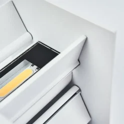 hofstein Applique murale Strandaa LED Blanc, 2 lumières