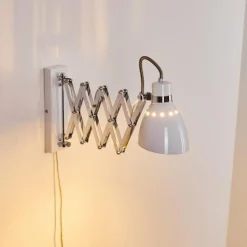 hofstein Applique murale Stranderott Chrome, Blanc, 1 lumière