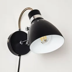 hofstein Applique murale Stranderott Noir, 1 lumière