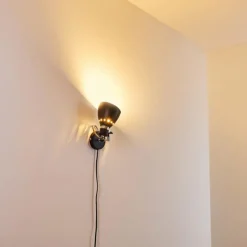 hofstein Applique murale Stranderott Noir, 1 lumière