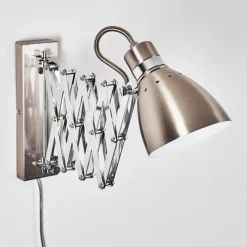 hofstein Applique murale Stranderott Chrome, Acier inoxydable, 1 lumière