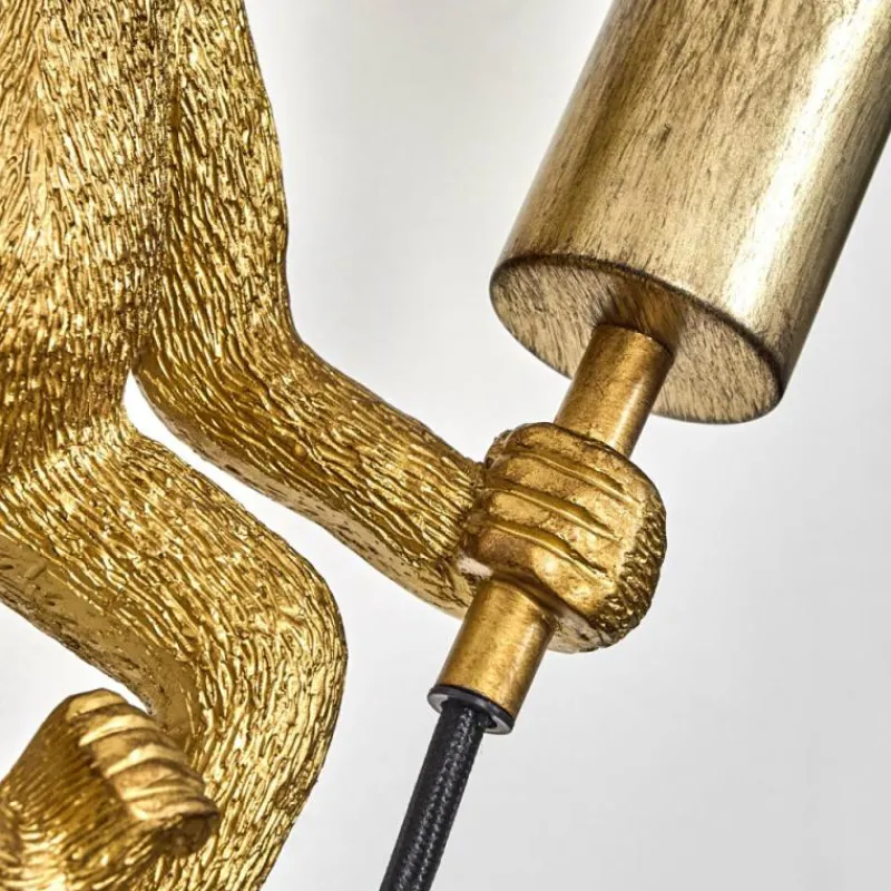 Luminaires Orientaux-hofstein Applique murale Suardi Or, Noir, 1 lumière