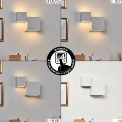 hofstein Applique murale Sumina LED Blanc, 1 lumière* Appliques