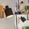 Lampes En Tissu-hofstein Applique murale Sumlili Écru, Noir, 1 lumière