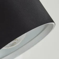 Lampes En Tissu-hofstein Applique murale Sumlili Écru, Noir, 1 lumière