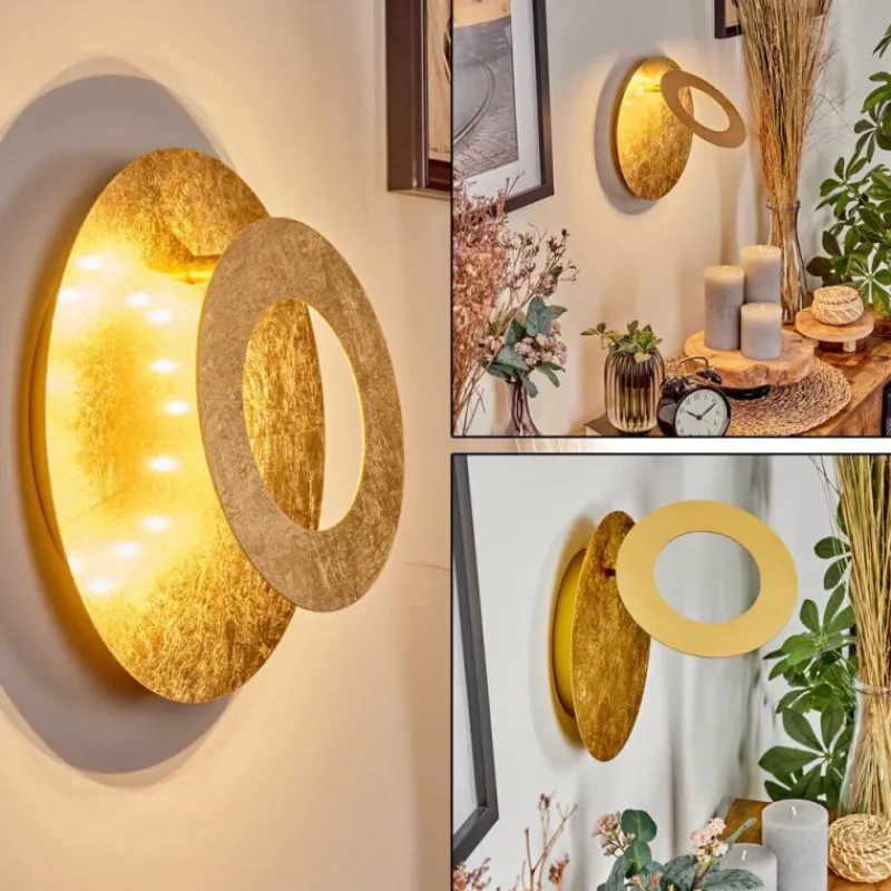 Lampes Dorées-hofstein Applique murale Sunrise LED Or, 1 lumière