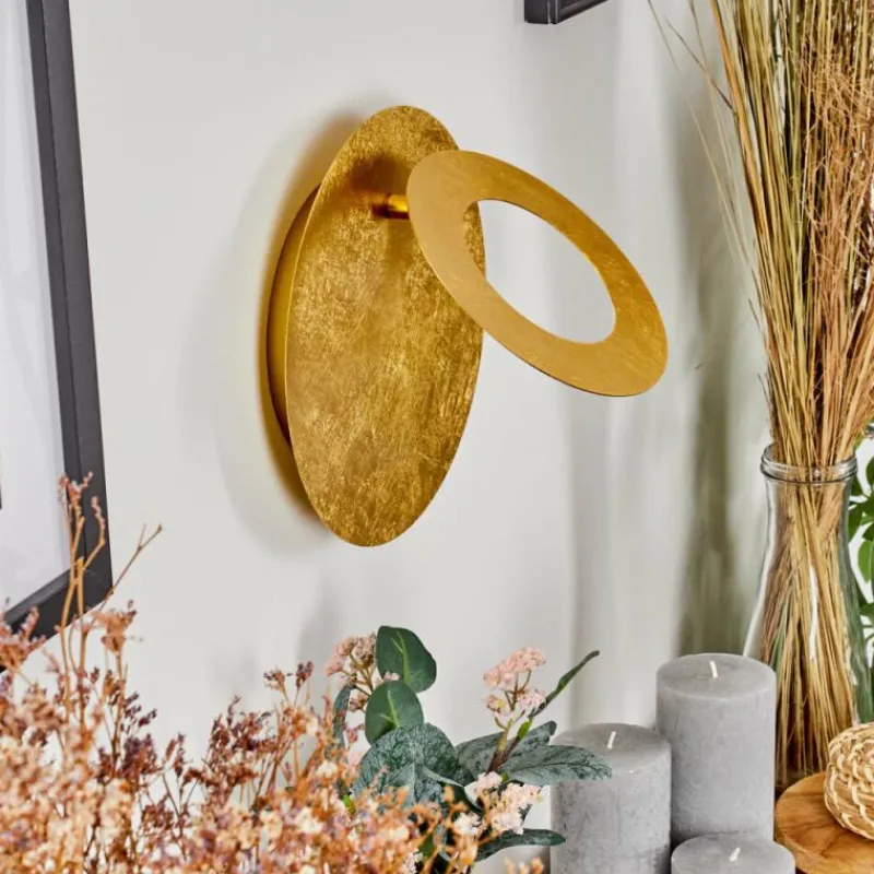 Lampes Dorées-hofstein Applique murale Sunrise LED Or, 1 lumière