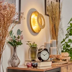 Lampes Dorées-hofstein Applique murale Sunrise LED Or, 1 lumière