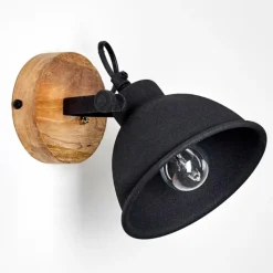 Lampes Industrielles-hofstein Applique murale Svanfolk Bois clair, 1 lumière