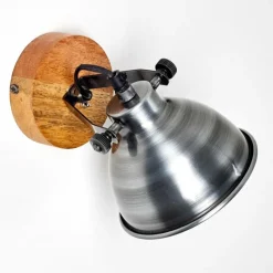 Lampes Industrielles-hofstein Applique murale Svanfolk Bois clair, 1 lumière