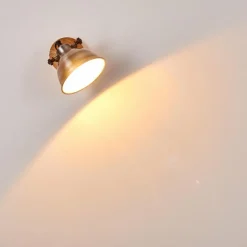 Lampes Industrielles-hofstein Applique murale Svanfolk Bois clair, 1 lumière