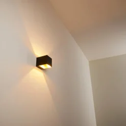 Lampes Dorées-hofstein Applique murale Svanskog Noir doré, 1 lumière