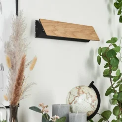 hofstein Applique murale Syar LED Noir, 1 lumière