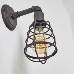 Lampes Industrielles-hofstein Applique murale Taggia Rouille, 1 lumière