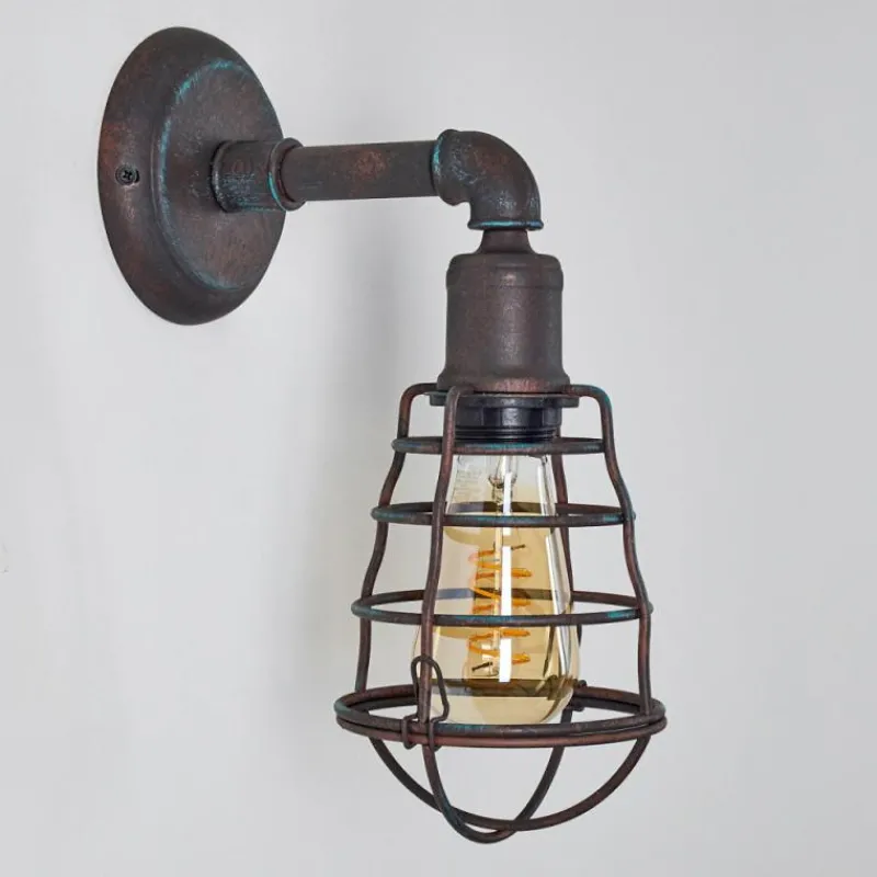 Lampes Industrielles-hofstein Applique murale Taggia Rouille, 1 lumière