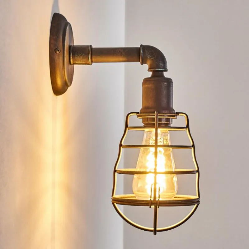 Lampes Industrielles-hofstein Applique murale Taggia Rouille, 1 lumière