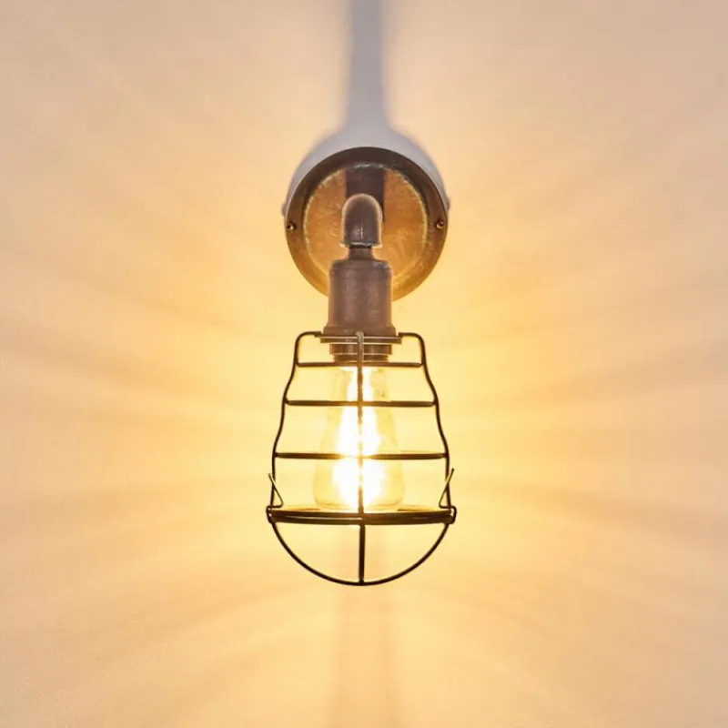 Lampes Industrielles-hofstein Applique murale Taggia Rouille, 1 lumière