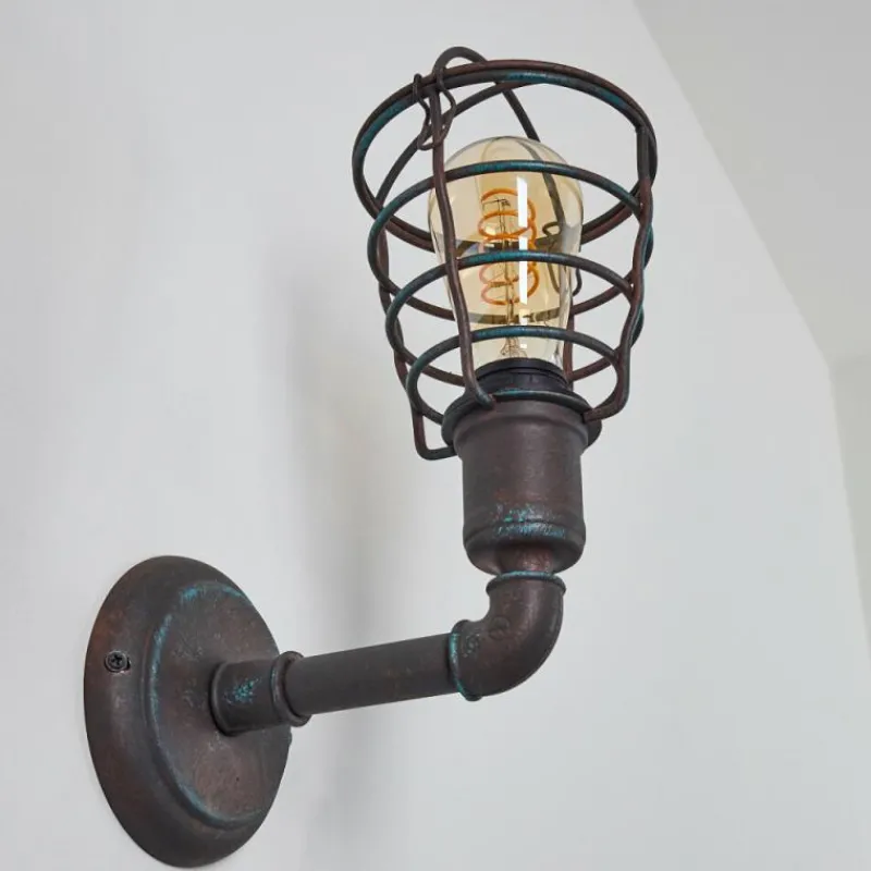 Lampes Industrielles-hofstein Applique murale Taggia Rouille, 1 lumière