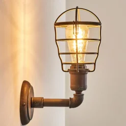 Lampes Industrielles-hofstein Applique murale Taggia Rouille, 1 lumière