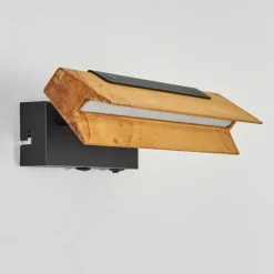 Luminaires Scandinaves-hofstein Applique murale Teira LED Noir, 1 lumière